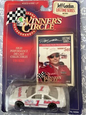 Winners Circle Jeff Gordon #1 Baby Ruth 1992 Ford Thunderbird 1:64 NASCAR 1997 - Image 1 of 4
