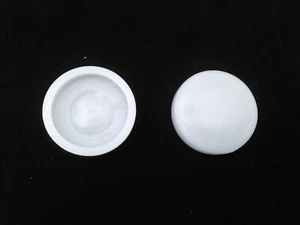 Quantity 12- 1-1/4" Plastic Patio Furniture Snap On Feet For Flat Disc #724 - Picture 1 of 2