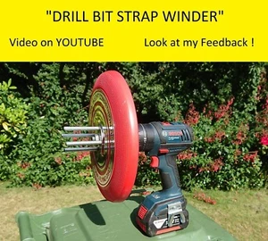 Drill Bit Strap Winder - The easiest and fastest way to wind up truck straps - Picture 1 of 7