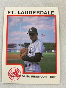 1987 Fort Lauderdale Yankees-Minor League Baseball ProCard#688-Dana Ridenour
