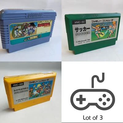 Dragon Ball Soccer Football Super Mario Bros. Famicom pre-owned Nintendo Tested - Image 1 of 4