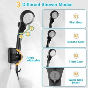 Adjustable Modes Camping Shower with 6000mAh Battery for All Outdoor Needs - Picture 1 of 14
