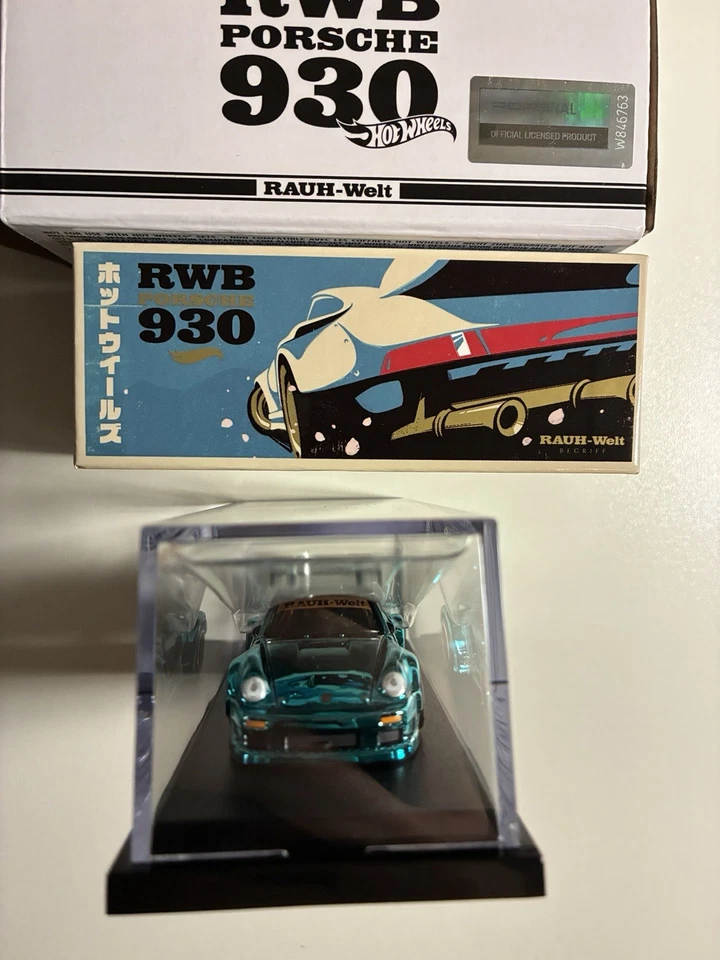 Mattel Hot Wheels RLC Exclusive RWB Porsche 930 Spectraflame Teal - Image 1 of 4