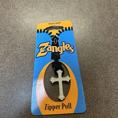 ZANGLES Zipper Pull CROSS  Coat Backpack Purse - Image 1 of 3