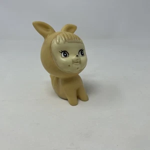 Vintage Stahlwood Rubber Crawling Baby Bunny Pajamas Squeaky Toy Taiwan Kawaii - Picture 1 of 6