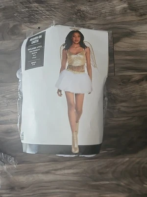 Womens Angel Deluxe Costume Heaven On Earth Size Small - Image 1 of 4