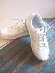 Zapato para caminar New Balance 928 para mujer 9,5 WW928WT 4E blanco barra enrollable cuero ancho - Imagen 1 de 10