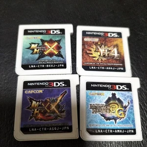 Monster Hunter Set of 4 3DS NTSC-J Cartridge Only Japanese Nintendo - Picture 1 of 2