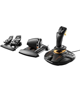 Thrustmaster USB T1.6000M FCS Flight Pack Joystick Throttle Pedals - PC  OpenBox - Image 1 of 4