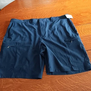NEU MIT ETIKETT IZOD SWING FLEX 9" STRETCH CARGO GOLFSHORTS FÜR HERREN GRÖSSE 44 marineblau peacoat 273545 - Bild 1 von 7