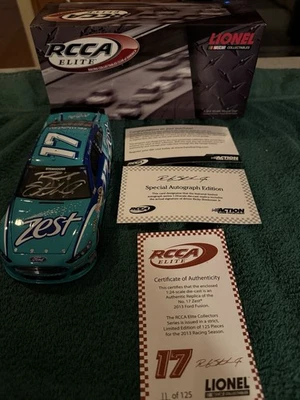 2013 Ricky Stenhouse Jr 1:24 Signed W/COA ZEST 11/125 RCCA Elite - Image 1 of 4