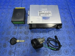 96-98 BMW Z3 1.9L M44 MT DME EWS ECU ECM PCM Moteur Ordinateur Clé Set 1438877 542 - Photo 1/19