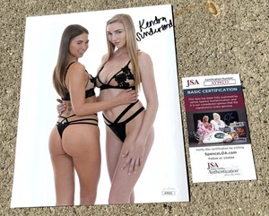 KENDRA SUNDERLAND SIGNED 8X10 Photo JSA COA PORN STAR I - Picture 1 of 2
