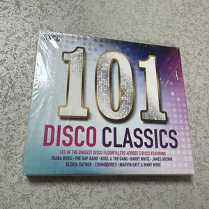 101 DISCO CLASSICS VARIOUS ARTISTS 5CD ' s NEW - Picture 1 of 2