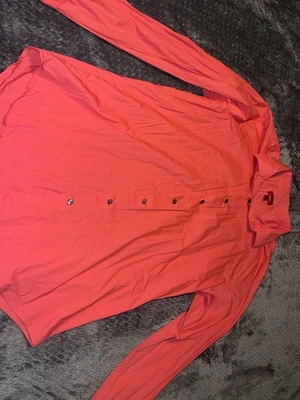 Alfani Men’s XL Slim Fit Dress Shirt In Coral - Image 1 of 4