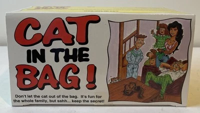 Vintage Family Game Cat In The Bag ! 90s Toys Novelty Gift Nostalgic Fun Games - Image 1 of 4