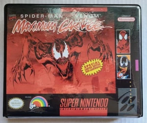 Spider-Man Venom Maximum Carnage NUR HÜLLE Super Nintendo SNES Box BESTE QUALITÄT - Bild 1 von 5