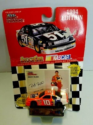 NOS 1994 Edition Stock Car Nascar W/collectors Card & Display stand Ricky Rudd - Image 1 of 4