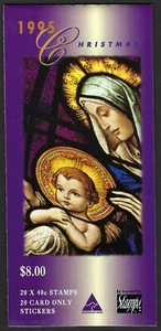 1995 Australia SG#SB092 Christmas P&S Stamp Booklet - Foto 1 di 2