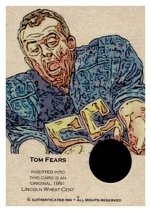 TOM FEARS 1951 Coin Collector Trading Card - Picture 1 of 1