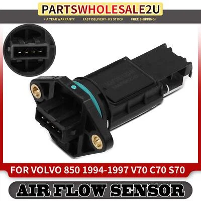Sensor MAF de fluxo de ar de massa para Volvo 850 1993-1994 L5 2.4L gasolina DOHC 0280217002 - Imagem 1 de 4