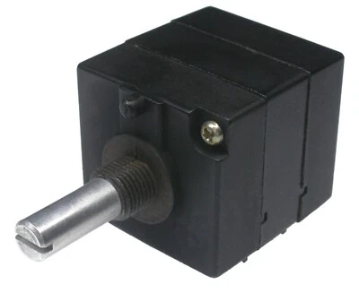 AP25; lineare Noble Stereo Leitplastik Potentiometer, Metallgehäuse, Mittenrast - Bild 1 von 2