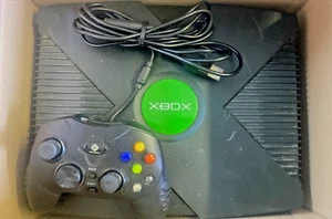 Microsoft Xbox Original Konsole defekt Disc Laufwerk mit inoffiziellem Controller - Bild 1 von 6
