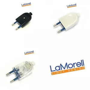 Spina Bipolare 10A Disponibile nei colori: Bianco, Nero e Trasparente - Foto 1 di 4