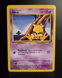 Pokémon TCG - ABRA - 43/102 - Unlimited - WOTC - Base Set (1999) - LP - Bild 1 von 1