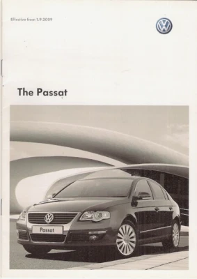 Volkswagen Passat Saloon Specification 2009-10 UK Brochure S R Line Highline R36 - Image 1 of 2