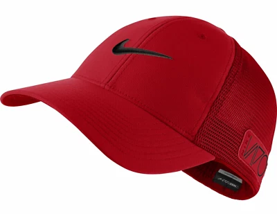NEW NIKE 2014 [XL/2XL] Men Tour Legacy RZN/Vapor FLEXFIT Golf Cap-Red 639667-657 - Image 1 of 4