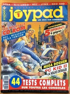 MAGAZINE JOYPAD N°1 OCTOBRE 1991 - STREETS OF RAGE - PC KID II SEGA NINTENDO NEC - Foto 1 di 7