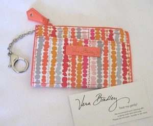 Vera Bradley PIXIE BLOOMS CONFETTI Volantes Delgado Estuche para Monedero Llave para Bolso de Mano Nuevo sin Etiquetas - Imagen 1 de 5