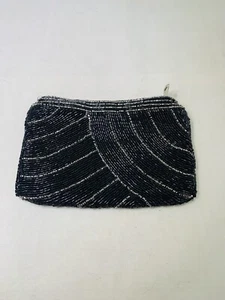1940s Beaded￼ Waldes Koh-I-noor Clutch￼ evening bag￼ Beaded Art Deco ￼ - Picture 1 of 11