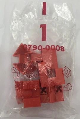 Lakeside Superfection Replacement 8 Red Game Pieces Parts Perfection Vintage - Image 1 of 4