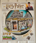 Harry Potter Hogwarts Hagrid's Hut 3D Jigsaw Puzzle 270 Pieces By Wrebbit 3D NEW