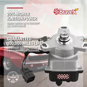 Distributor for 96-98 Honda Civic 1.6L SOHC Civic del Sol TEC D16Y7 D16Y TD-80U - Picture 1 of 10