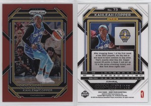 2023 Panini Prizm WNBA Red Prizm /199 Kahleah Copper #73