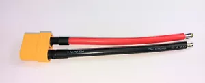 XT90 Buchse female weiblich mit 11cm Silikon Kabel 10AWG - Picture 1 of 3