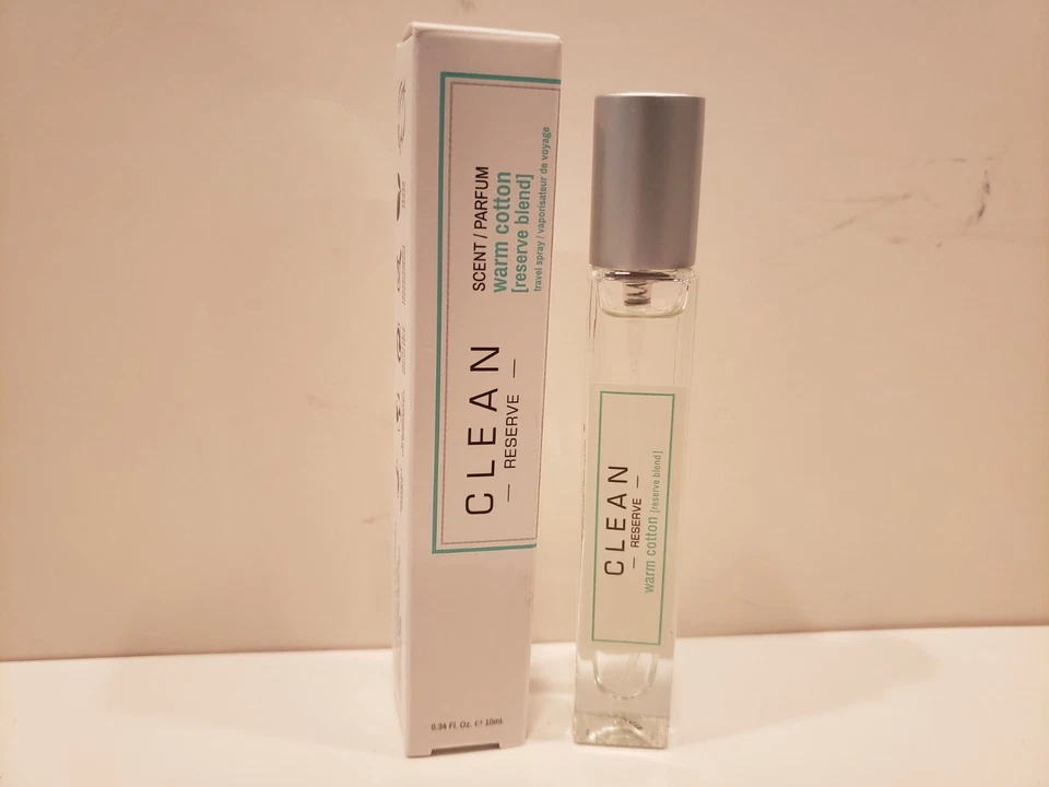 Spray de viaje Clean Reserve eau de parfum mezcla de algodón cálido 0,34 fl oz Foto 1 de 1