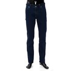 BRIONI 740$ Dark Blue Jeans - Stretch Cotton, Slim Fit