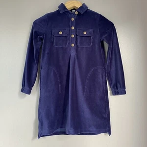 Crewcuts Girls Ultramarine Cozy Corduroy Field Dress Size M - Picture 1 of 12