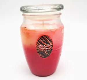 Star Lytes 18oz 2-tone Red Hot Cinnamon Scented Jar Candle Nostalgic Candy UNLIT - Picture 1 of 5