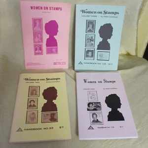 WOMEN ON STAMPS books complete set volume 1-4 Cockburn Killingbeck Webb - Imagen 1 de 7