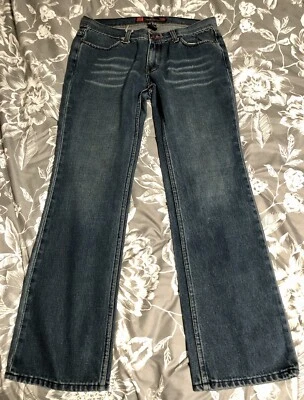 Pantalones de mezclilla para mujer Steve & Barry’s S & B azul talla 8 34 X 31 Foto 1 de 4