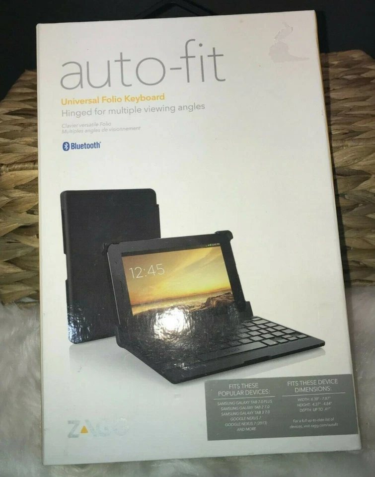 Zagg keyboard auto-fit 7in Sam and google tablets * - Image 1 of 3