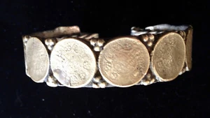 Coin Silver Rupee Bracelet - Picture 1 of 4