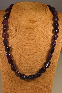 RUBIN KETTE COLLIER 640,0ct.! Classic Schmuck Edelstein Halskette Heilstein NEU - Bild 1 von 4