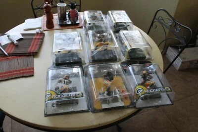 NFL, GREEN BAY PACKERS PACKAGED MCFARLANES: RODGERS, FAVRE, WOODSON & DRIVER  - Image 1 of 4