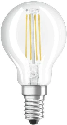 OSRAM LED E14 Lampe 4W = 40W Leuchte Tropfenform 470lm Kaltweiß 4000K Glühbirne - Bild 1 von 3